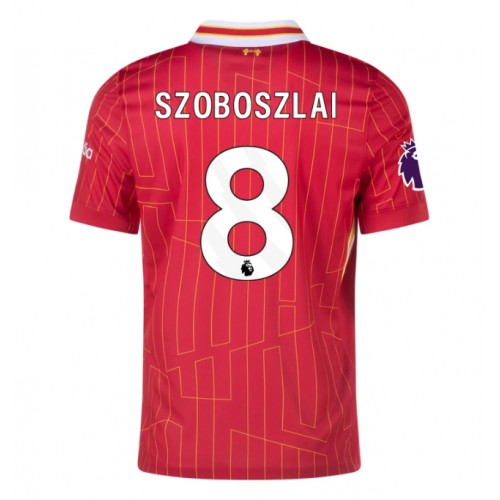 Fotbalové Dres Liverpool Dominik Szoboszlai #8 Domácí 2024-25 Krátký Rukáv